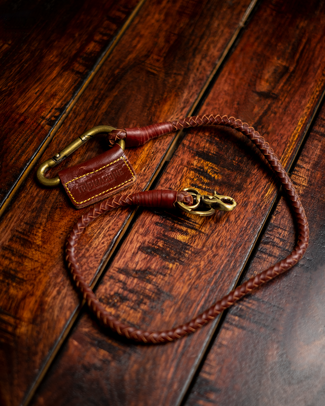 Loop Braided Leather Keychain — Hudson & Kings