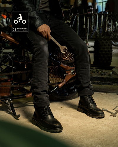 Moc-Toe Riding Boots